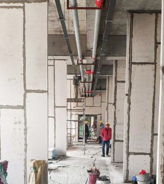 博悅佳輕質隔墻板項目工地現_輕質隔墻板生產線設備_輕質隔墻板設備-湖北博悅佳實業有限公司